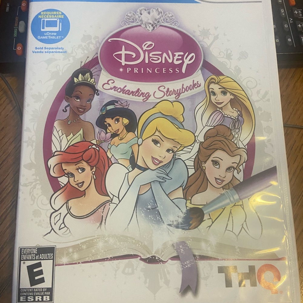Disney Purple and White Princess Video Game for Consoles